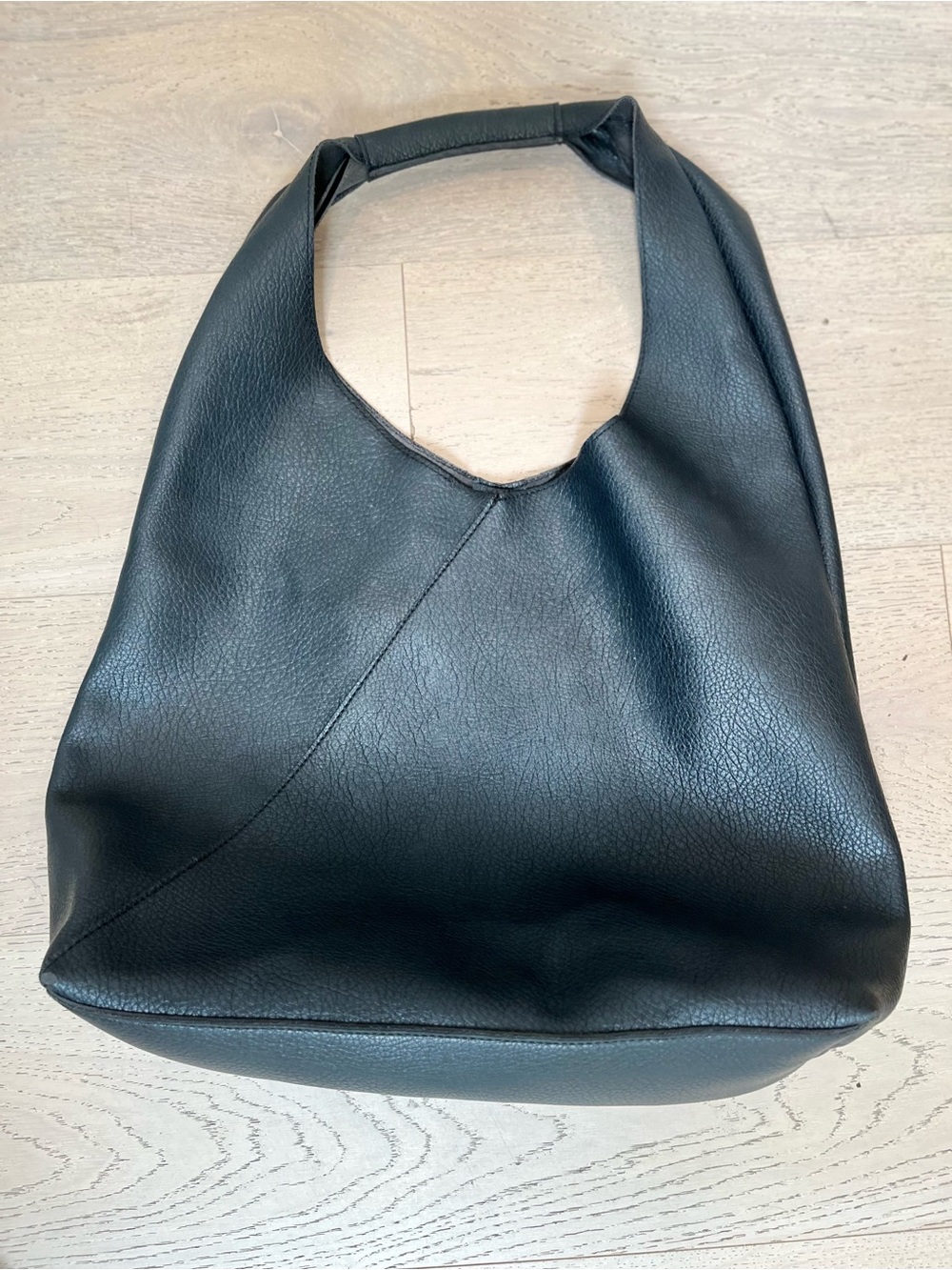 Banana Republic Black Pebbled Hobo Shoulder Bag